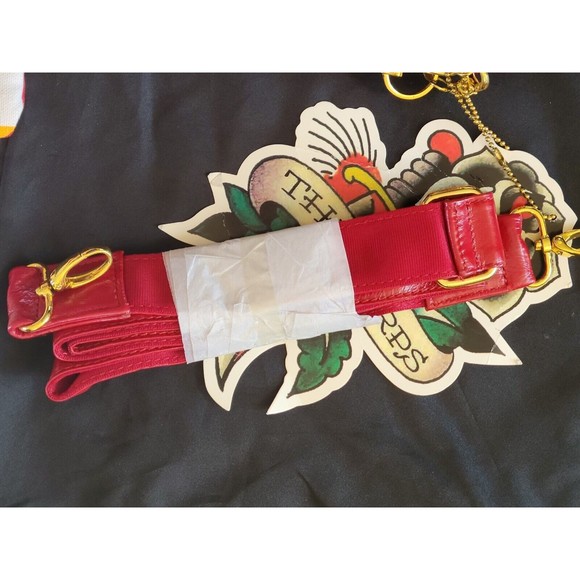 Ed Hardy Y2K Sally Embroidered Tote Bag w/ Wallet & Dust Cover Rare NEW Vintage - Picture 6 of 16